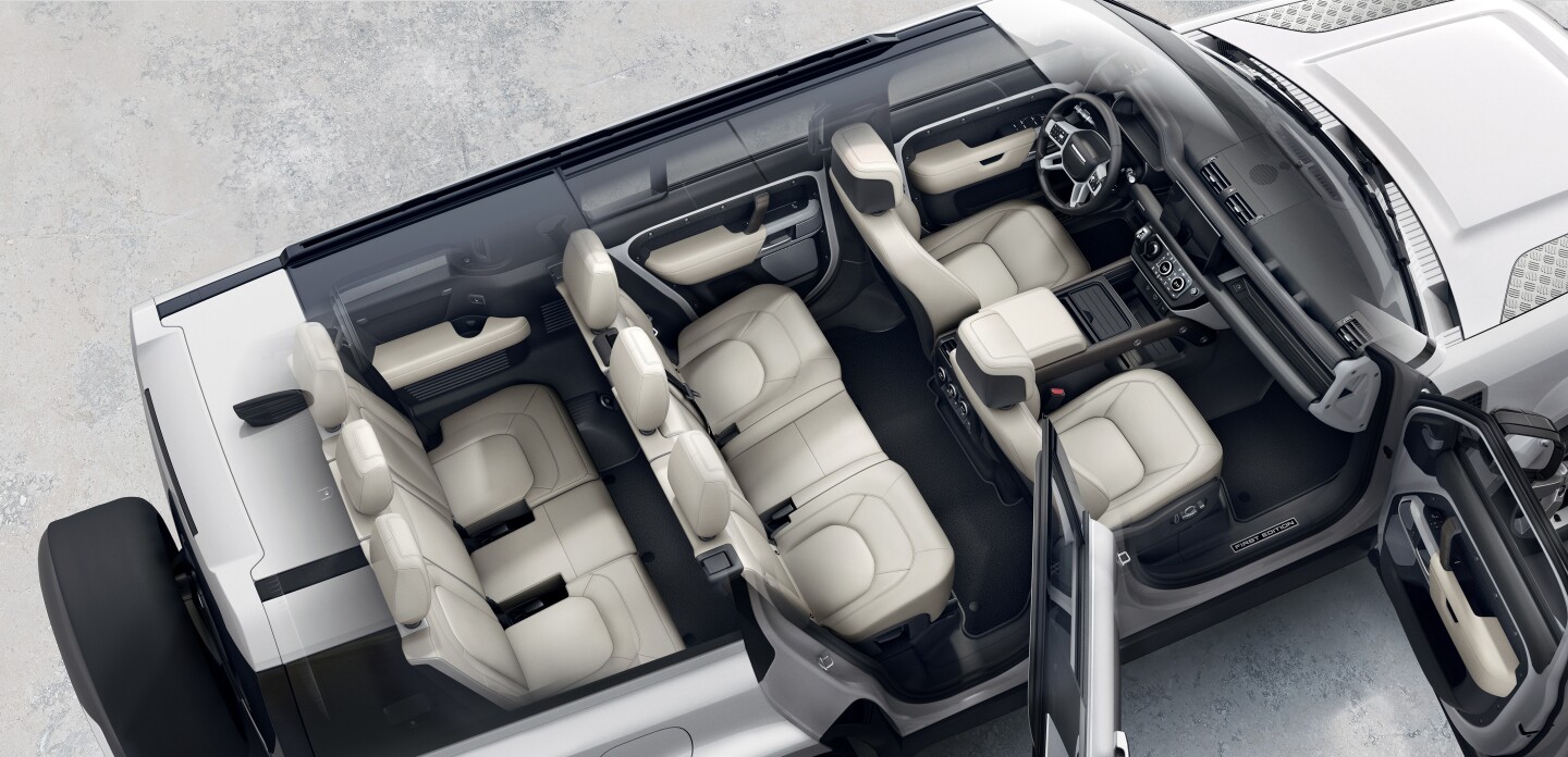 The Defender 130 adds a larger eight-seat option to the Defender family