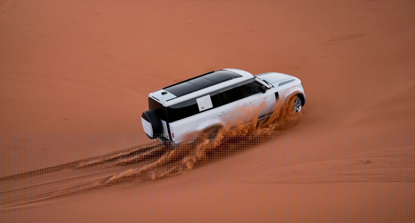 It might not fit around tight corners so easily, but the 130 is still equipped with the Defender's legendary off-road capability