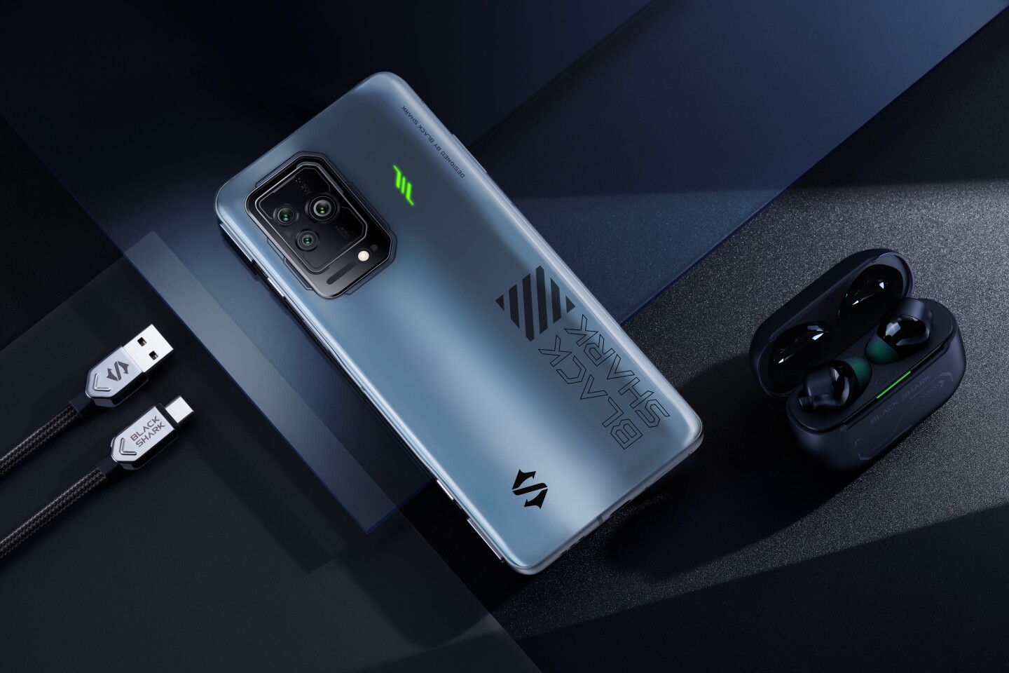 The Black Shark 5 gaming smartphone features a Snapdragon 870 mobile chipset, an AMOLED display and up to 12 GB of RAM plus up to 256 GB of storage