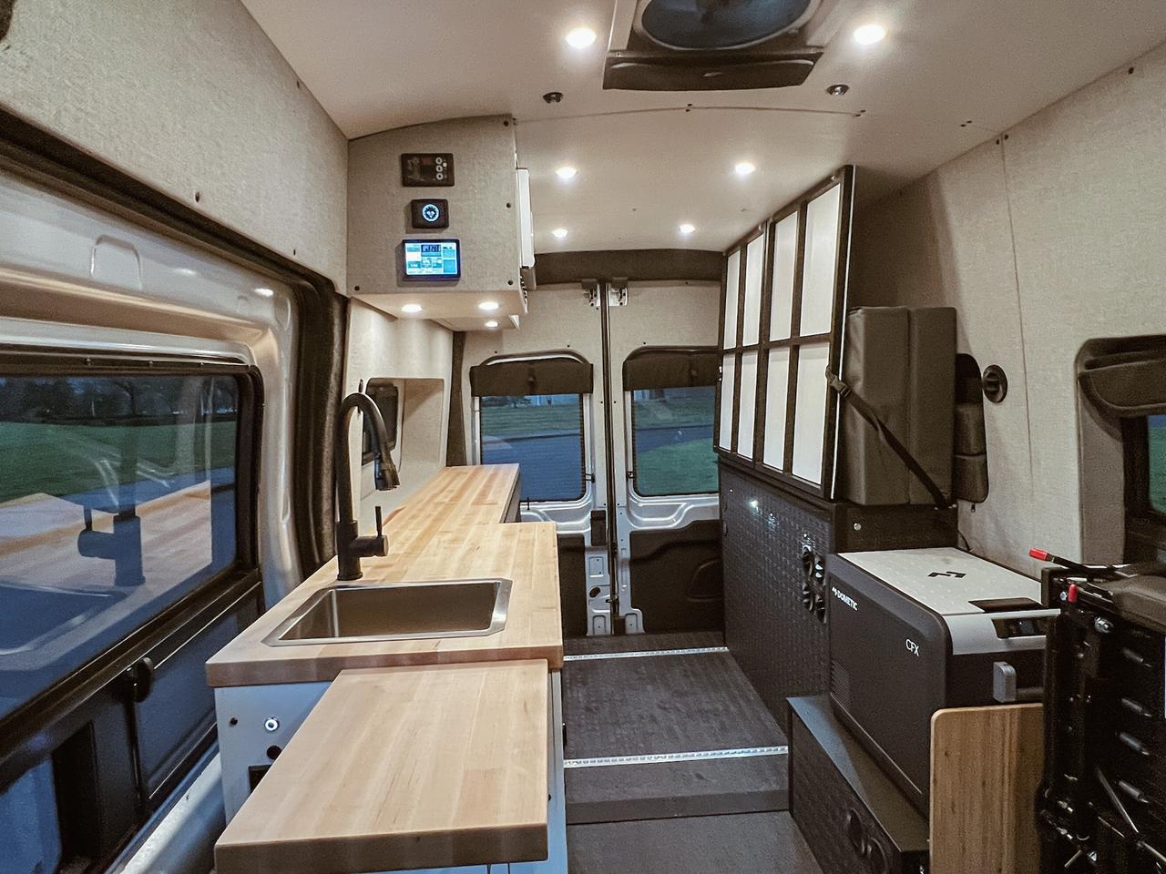 That might be a new record for camper van counter length
