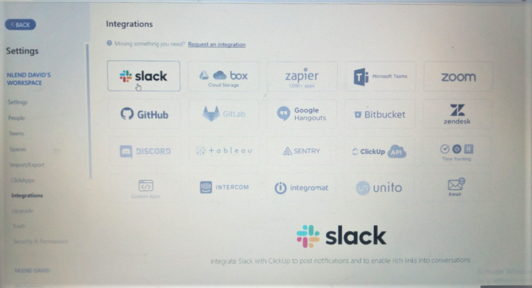 How to integrate ClickUp with Slack