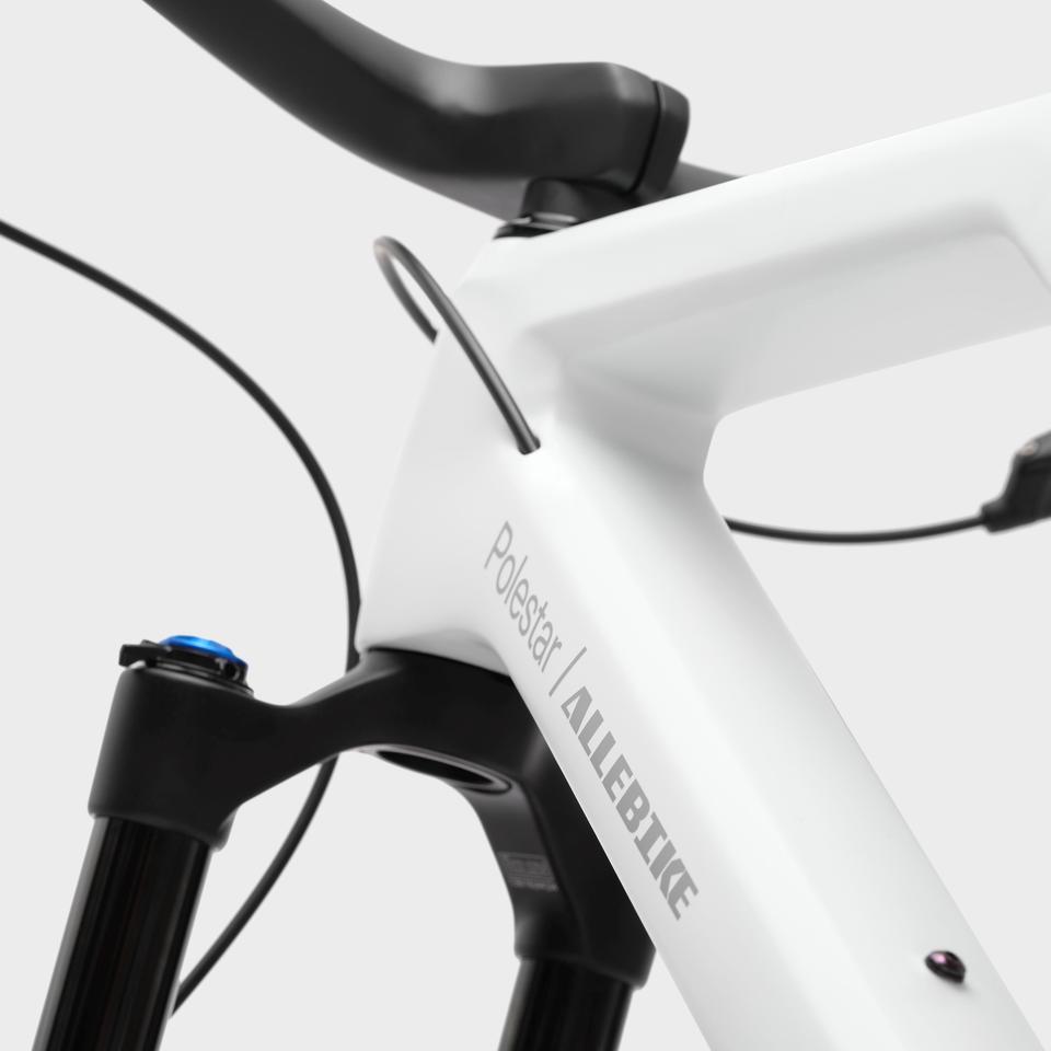 The Allebike Alpha Polestar edition features internal cable routing