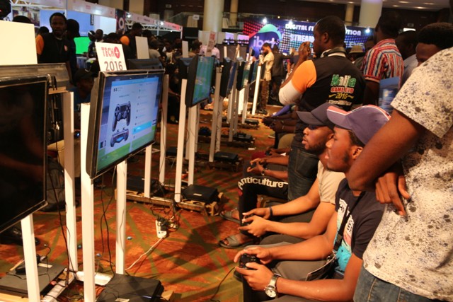 Connected generation: Cross section of participants at the #TechPlus2016 gaming event held at the Eko Hotel and Suites in Lagos