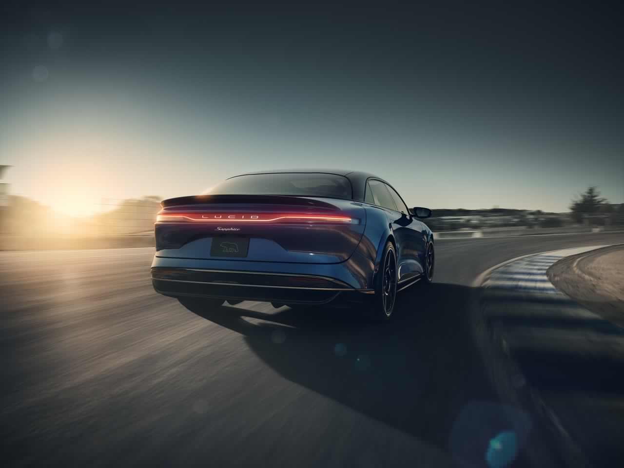 Along with its added motor and output, the Air Sapphire includes carbon-ceramic brakes, a retuned suspension and specially formulated tires for better all-around handling