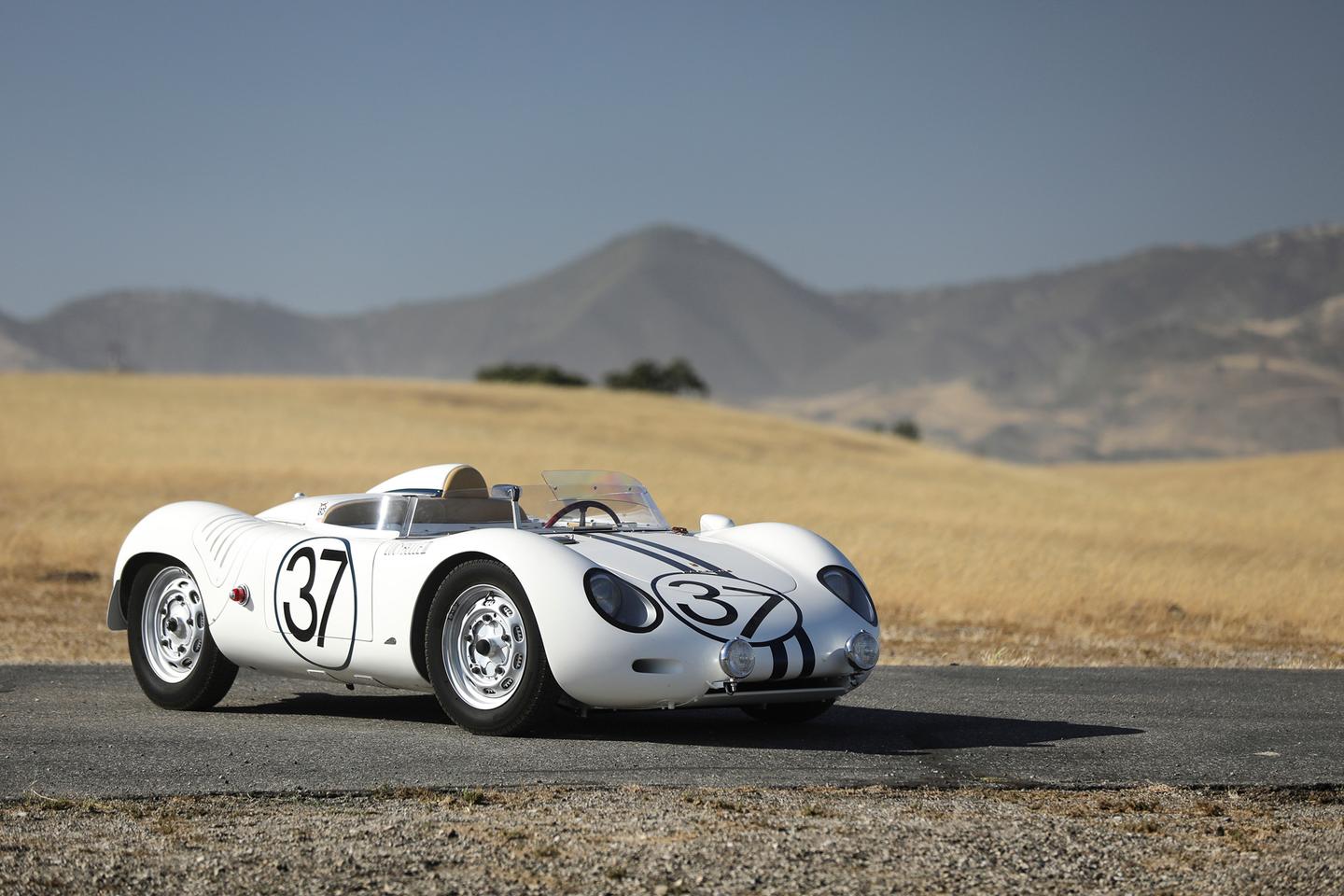 This 1959 Porsche 718 RSK will go to auction as Lot 137 at Gooding & Co. on Saturday, 20 August 2022 with an estimate of between $4,500,000 and $5,500,000