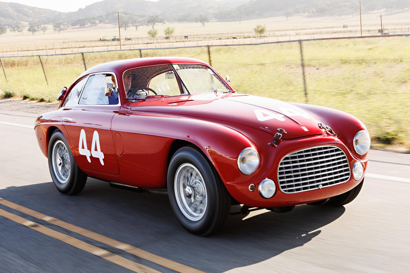 This 1950 Ferrari 166 MM Berlinetta Le Mans will go to auction as Lot 38 at Gooding & Co. on Friday, 19 August 2022 with an estimate of between $5,500,000 and $6,500,000