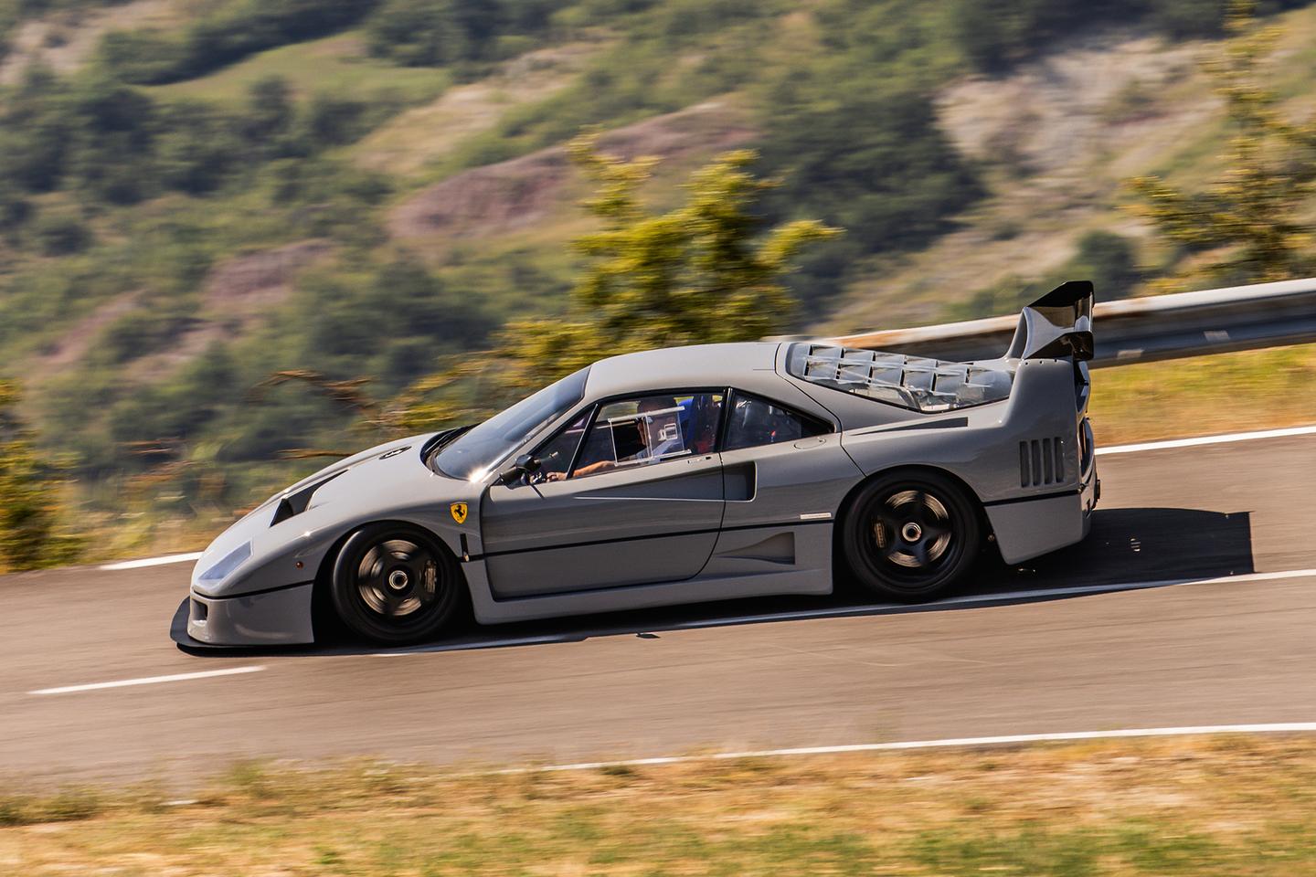 This one-off F40 is quite likely the fastest road-going F40 ever constructed, with a power output between 700 and 1,000 hp based on how the car is set up. Available via Sotheby’s Sealed Bid system.