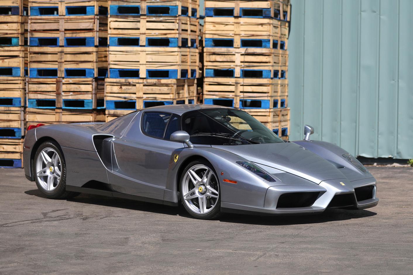 This 2004 Ferrari Enzo will go to auction as Lot 47 at Gooding & Co. on Friday, 19 August 2022 with an estimate of between $3,500,000 and $4,000,000