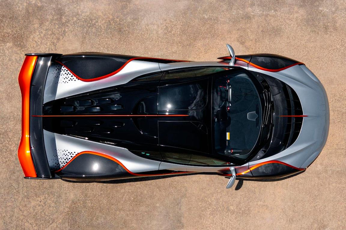 This 2020 McLaren Sabre will go to auction as Lot S63 at Mecum on Saturday, 20 August 2022 with an estimate of between $4,500,000 and $5,000,000