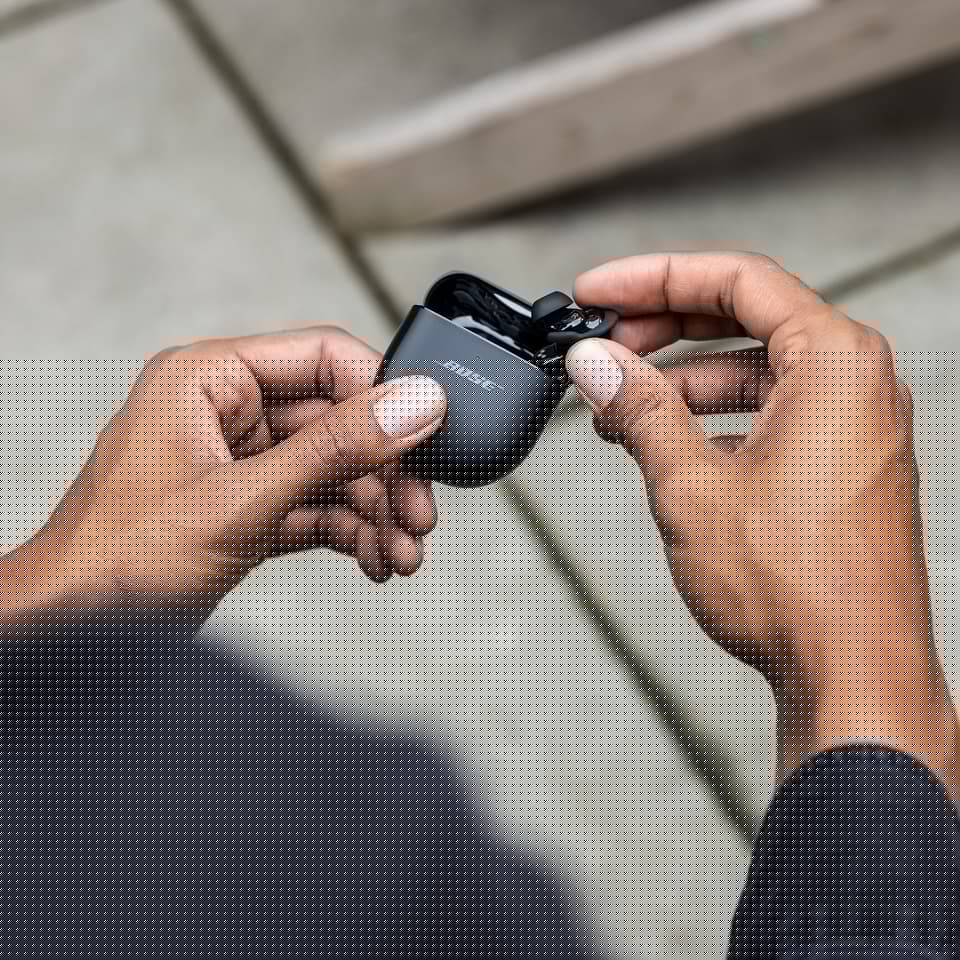 Each bud should be good for up to six hours of listening, with the charging case supplying three more full top-ups