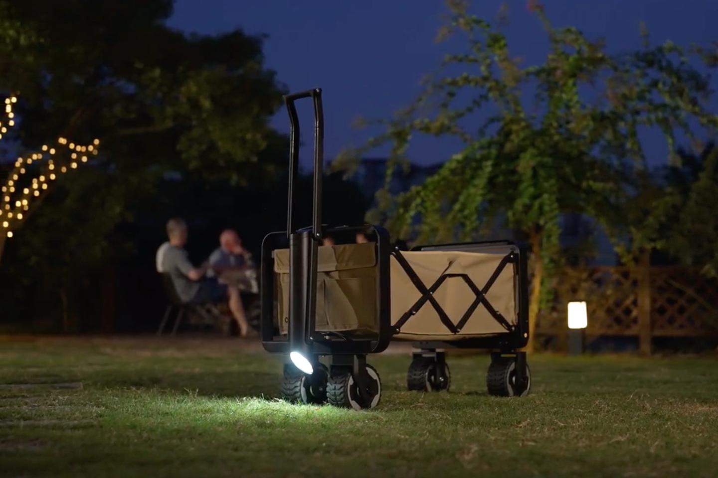 The Outisan e-Wagon features front and rear LED lighting