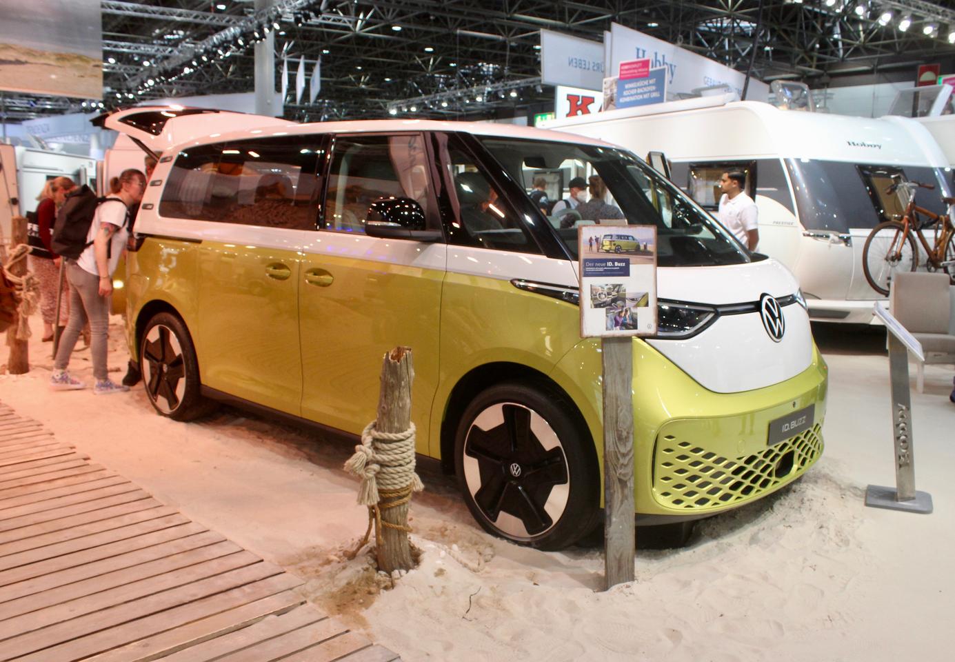 At just over 4.7 meters long, the VW ID. Buzz makes a proper mini-camper when equipped with a camper conversion or kit