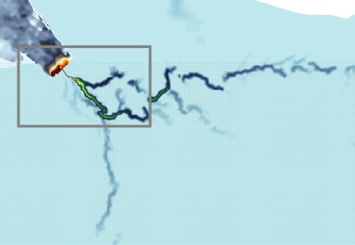 A newly discovered river system may be accelerating the melt rate of the Antarctic ice sheet