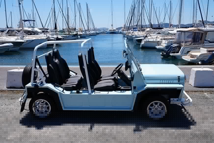 The 2022 Moke Californian seats four