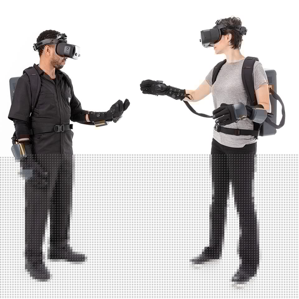 The HaptX Gloves G1 work with a wearable wireless control unit called the Airpack, and can be tailored to business needs via the HaptX Software Development Kit