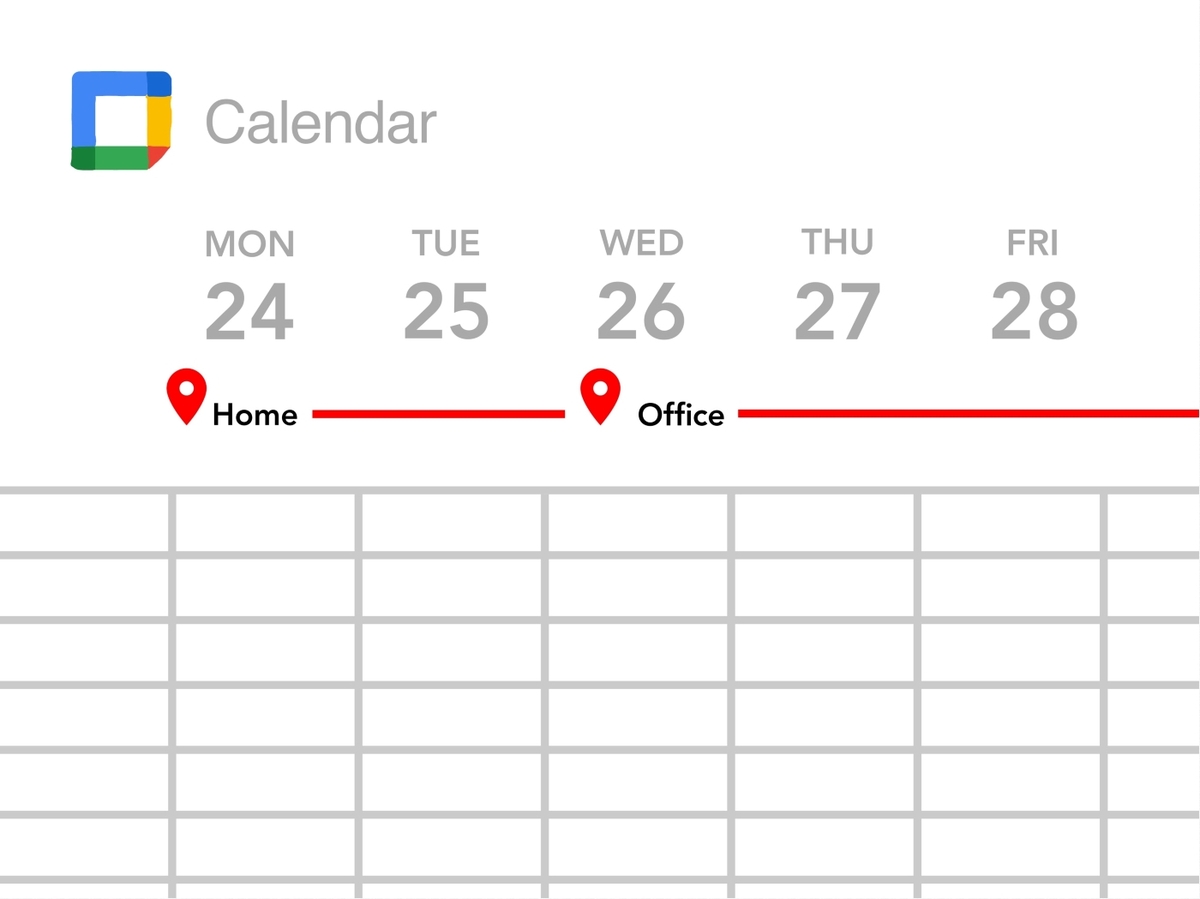 How to manage working location in Google Calendar