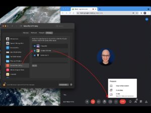 How to share your screen in Google Meet for macOS