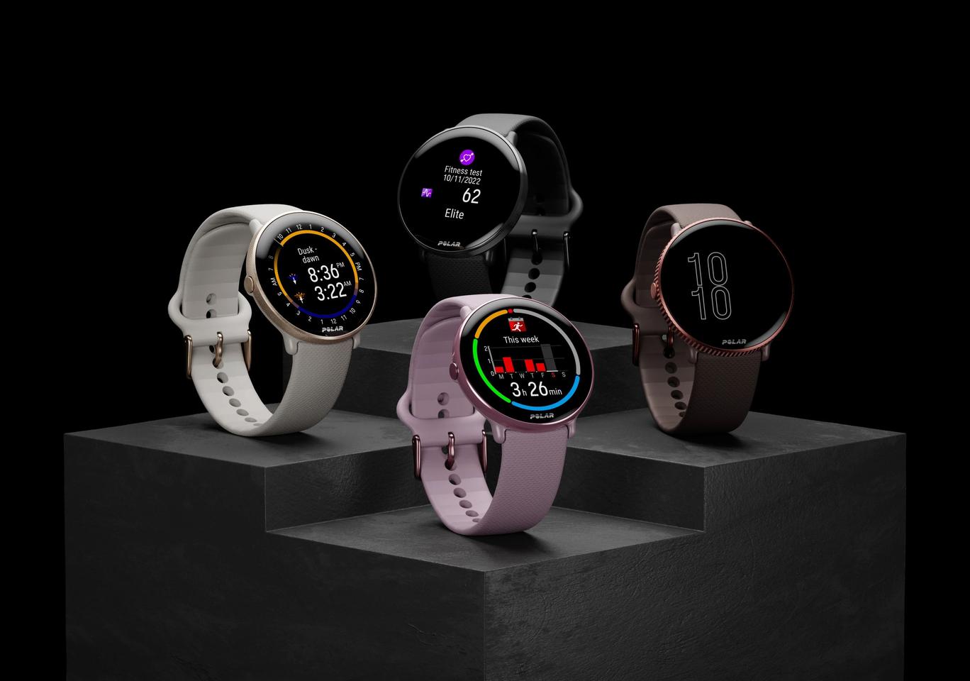 The Ignite 3 fitness and wellness smartwatch comes in four color options