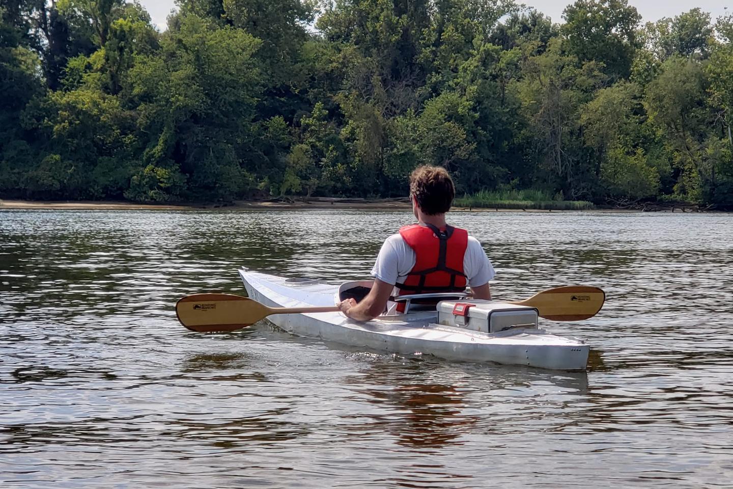 Although Kunka is an experienced welder, the kayak was his first aluminum project