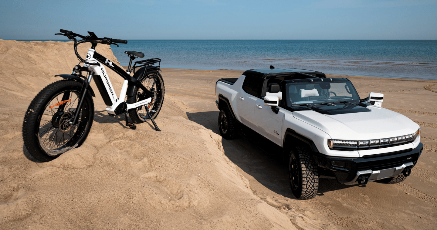 GMC's Hummer EV pickup may be able to lose its roof and drop its windows, but the Hummer EV bike will always offer the superior open-air experience