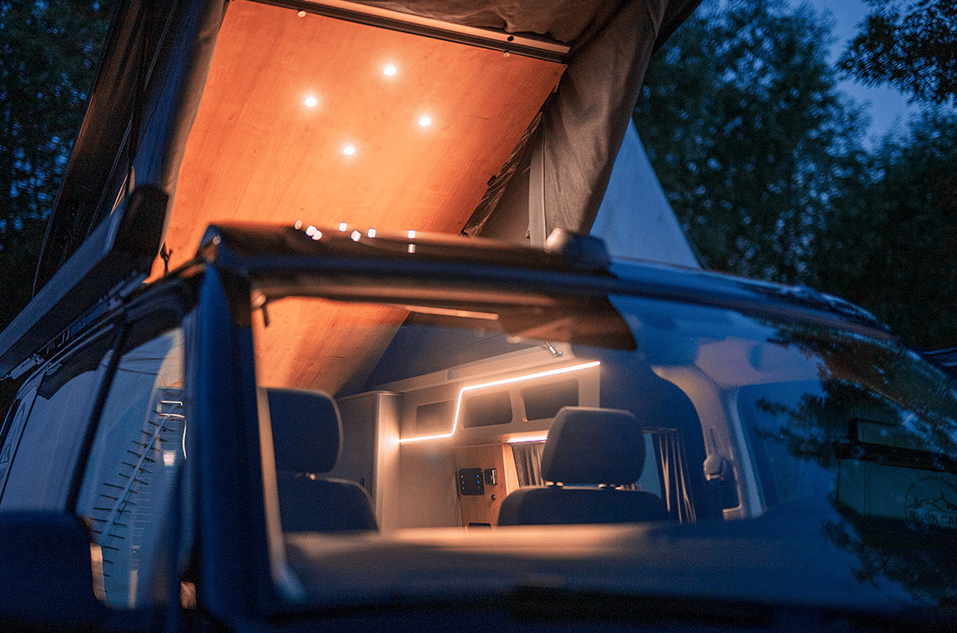 Plenty of thoughtfully placed LED lighting