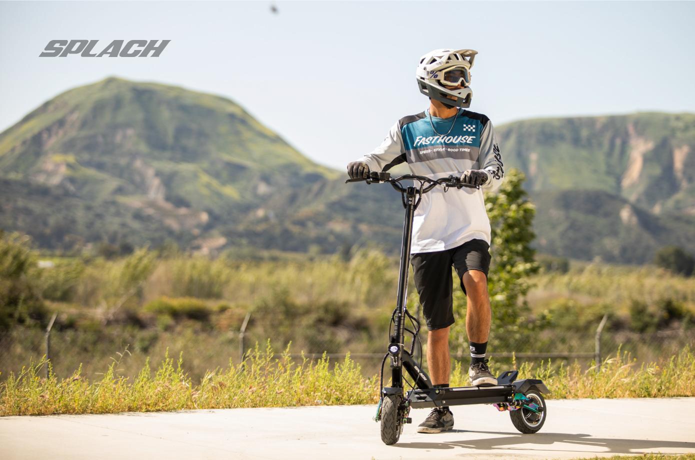 Titan riders can choose from 12 speed modes, and motor up to a top speed of 37 mph