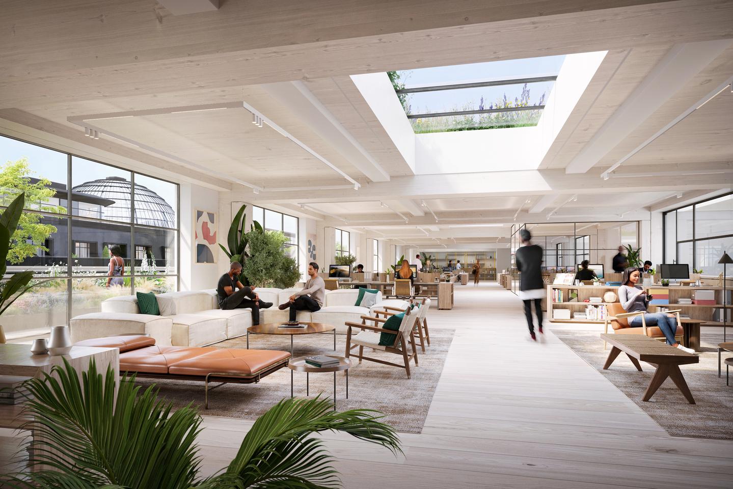 The William will feature generous glazing, including skylights, to maximize natural light inside and reduce artificial lighting requirements