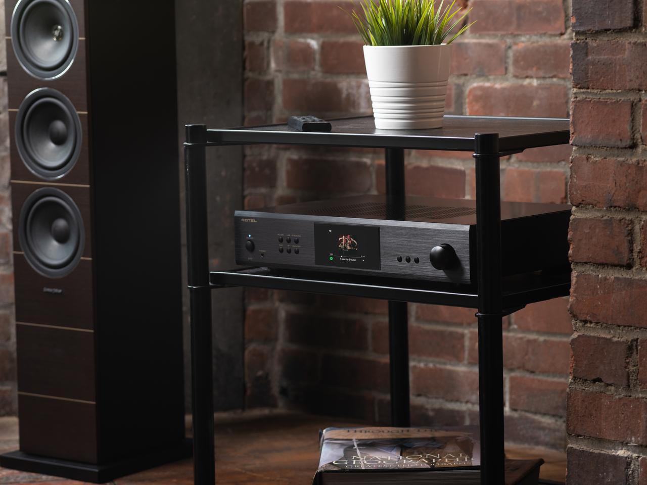 The S14 has Ethernet for wired internet plus dual-band Wi-Fi for wireless, either way users can stream music from services like Spotify and Tidal or tune into internet radio stations