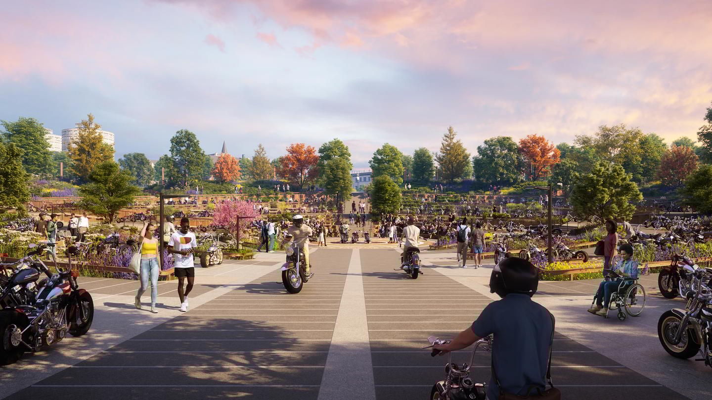 The Juneau Avenue Campus Headquarters park is set to break ground in early 2023 and open in mid-2024