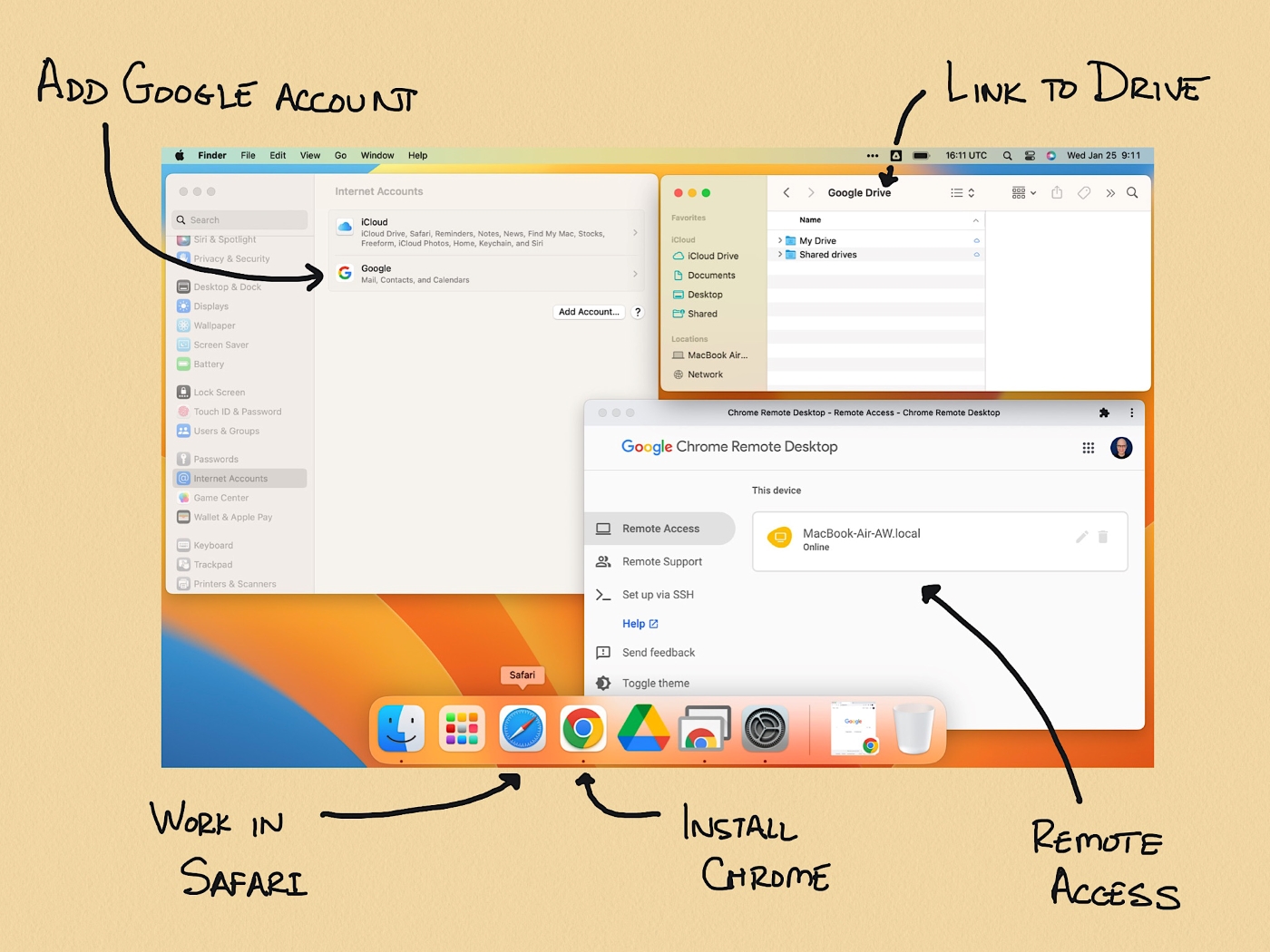 How to set up a Mac for Google Workspace