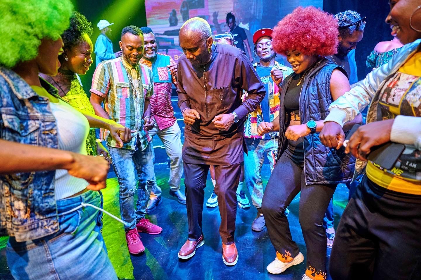 MTN Nigeria Chairman takes to the dance floor