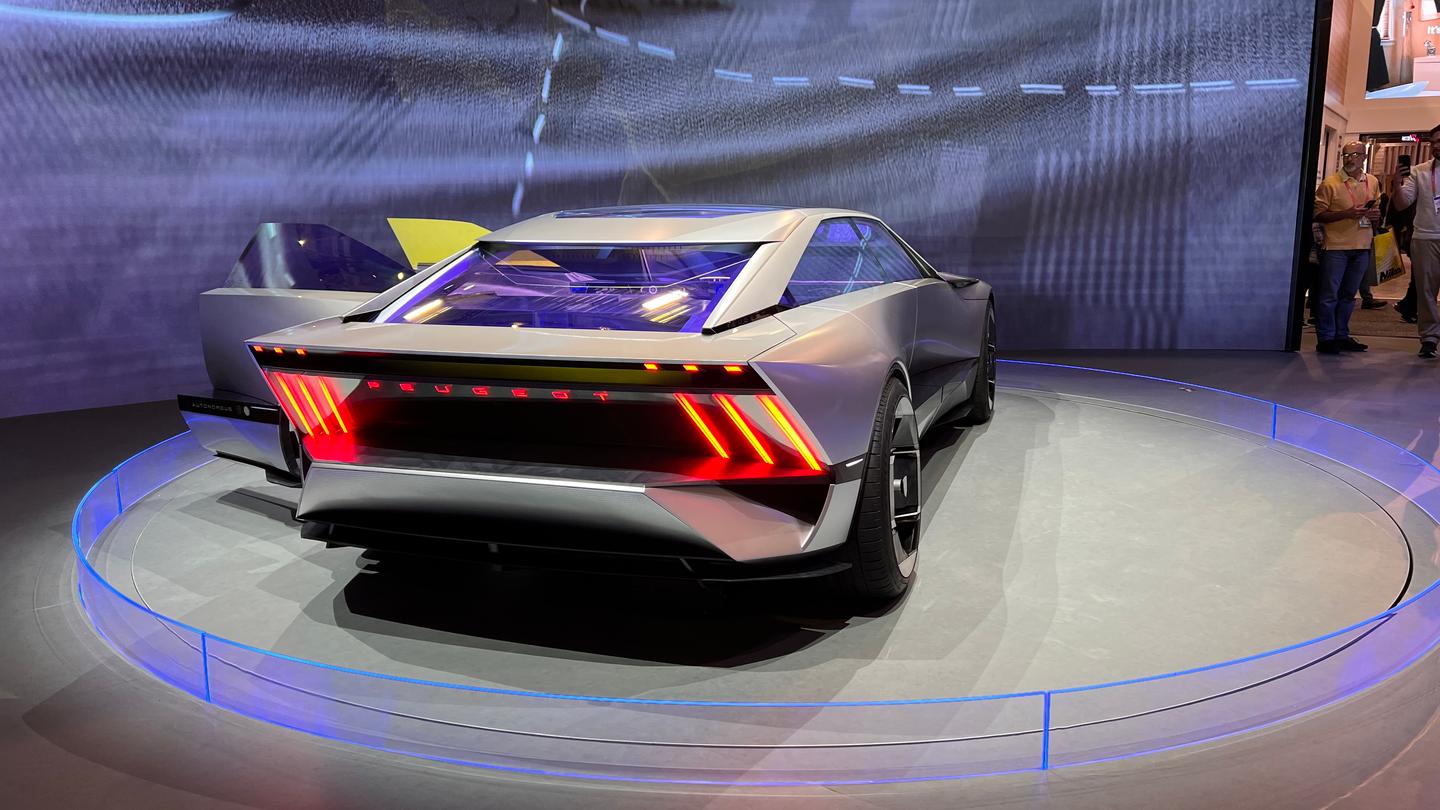 The triple-claws reappear on the dramatically slashed rear-end