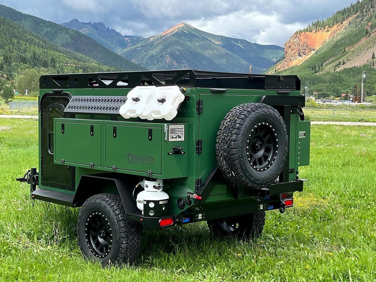Along with a cozy interior, the Sasquatch Highland 60 offers loads of storage space — in front, in back, on the sides and on top