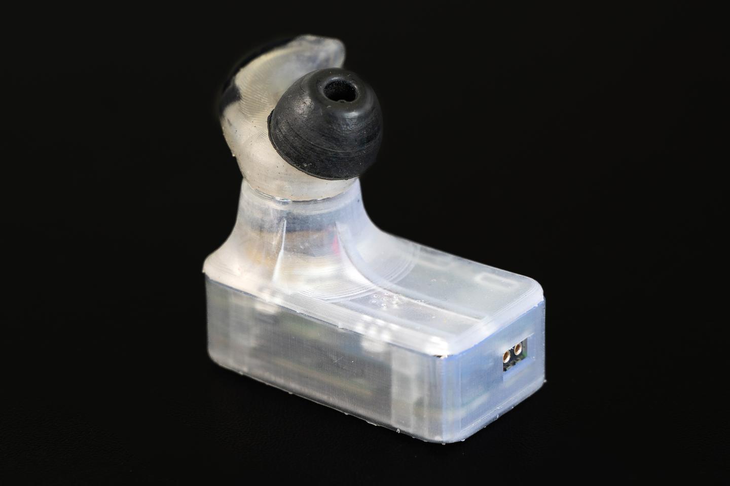 A close look at one of the Perceive prototypes