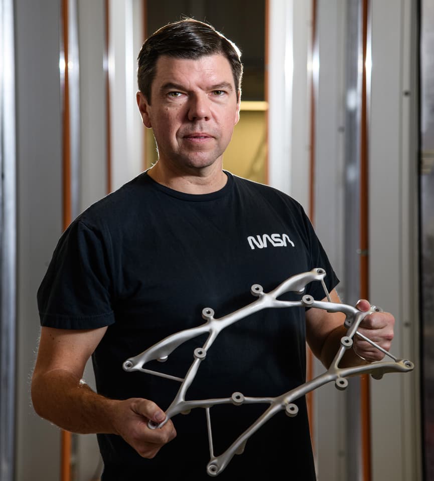 Ryan McClelland has pioneered the use of generative design and "evolved structures" at NASA