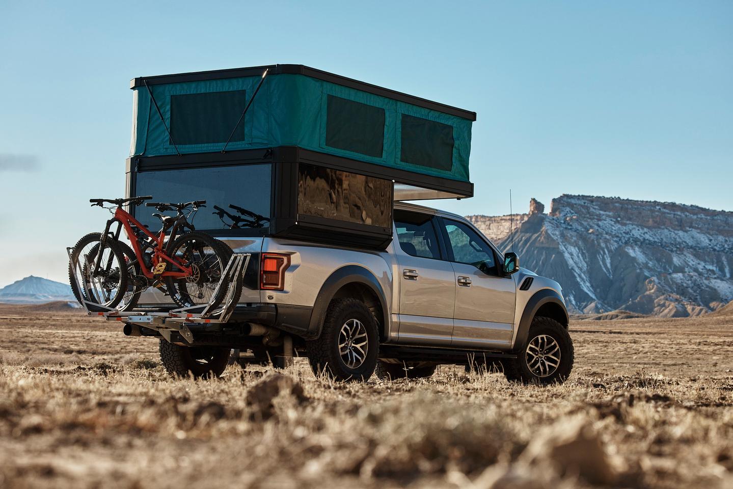All-in-one mountain bike shuttle and lodge