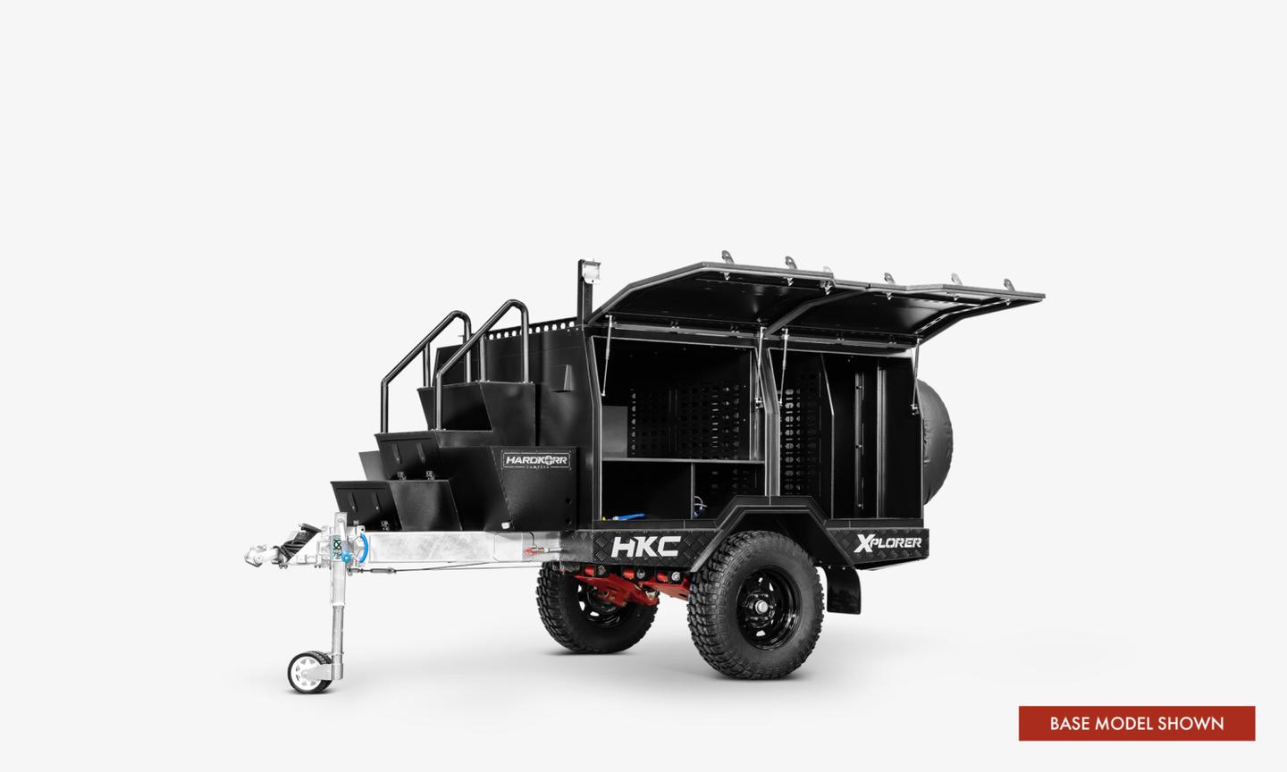 The Xplorer base model comes empty, letting the buyer fill it how they see fit