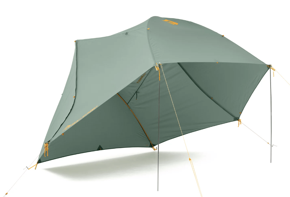 Hang Out mode turns tent into sun shelter