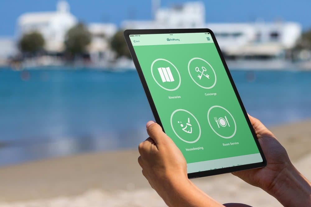 RollAway guests will be able to access services from an app