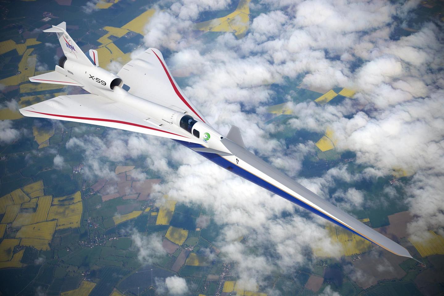 Artist's concept of the X-59