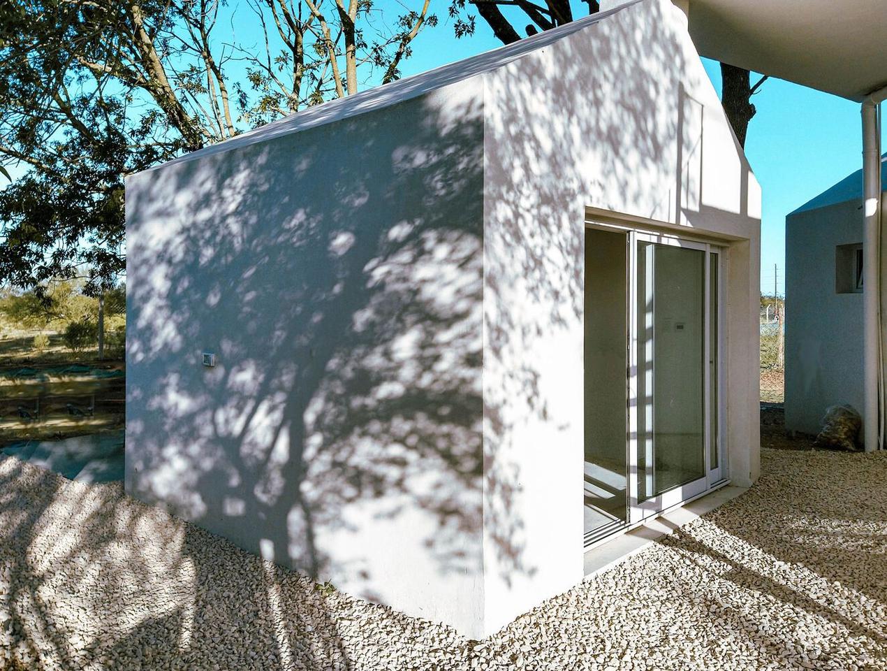 Through careful consideration of design elements, SF-FR House is made up of four separate cubic modules