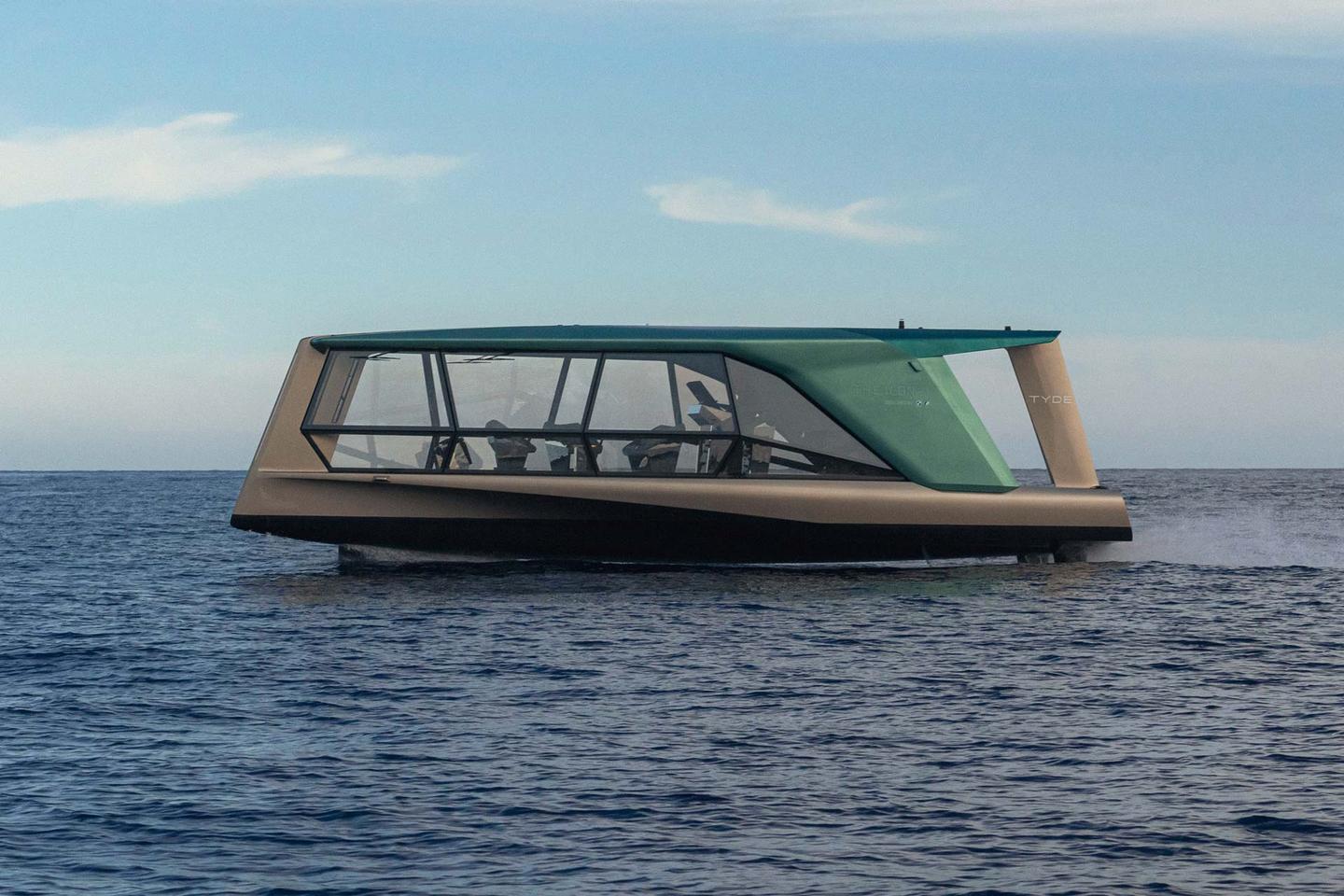 BMW's Icon looks like an architectural project that belongs on land, but it's actually an innovative electric hydrofoil