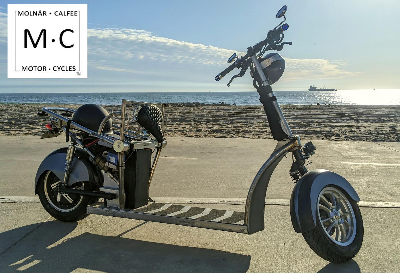A stand-up scooter on steroids