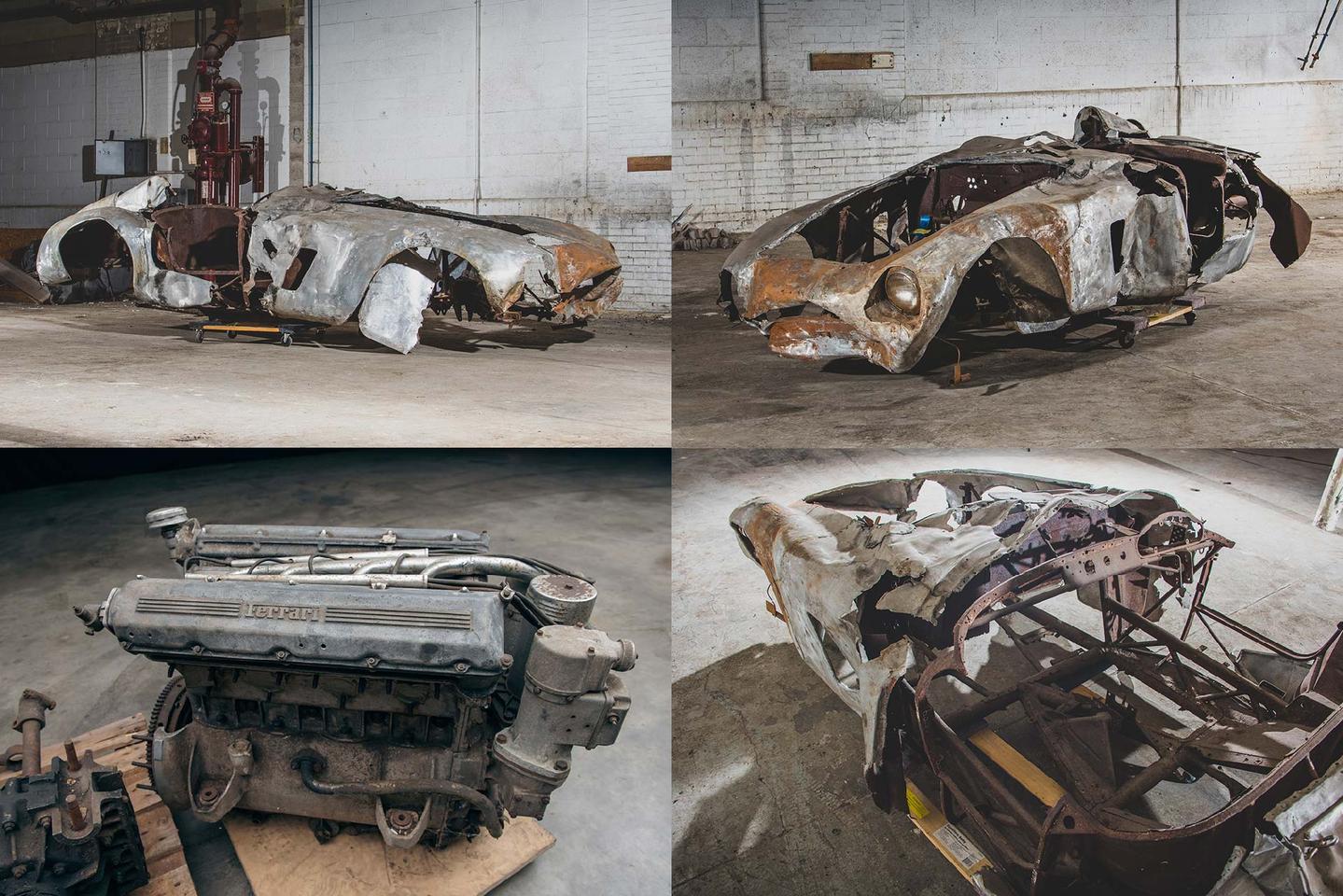 This 1954 Ferrari 500 Mondial Spider Series I by Pinin Farina doesn't look all that flash in its current condition, but once restored, it could be reasonably expected to be a $4.0 to $5.0 million car with massive historical gravitas that would be welcomed at any concours or classic car celebration on the planet. RM Sotheby's has imagery of the car competing in the 1954 Mille Miglia and it was raced extensively in period.