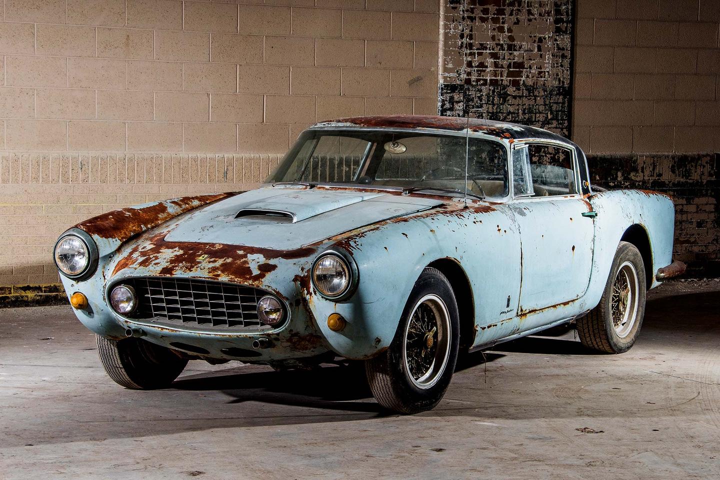 Still wearing its original paint, this 250 GT Pinin Farina Coupé Speciale was delivered new in August 1956 to Mohammed al-Khamis bin Yusef bin Hassan al-Alawi, better known as Mohammed V, the King of Morocco.