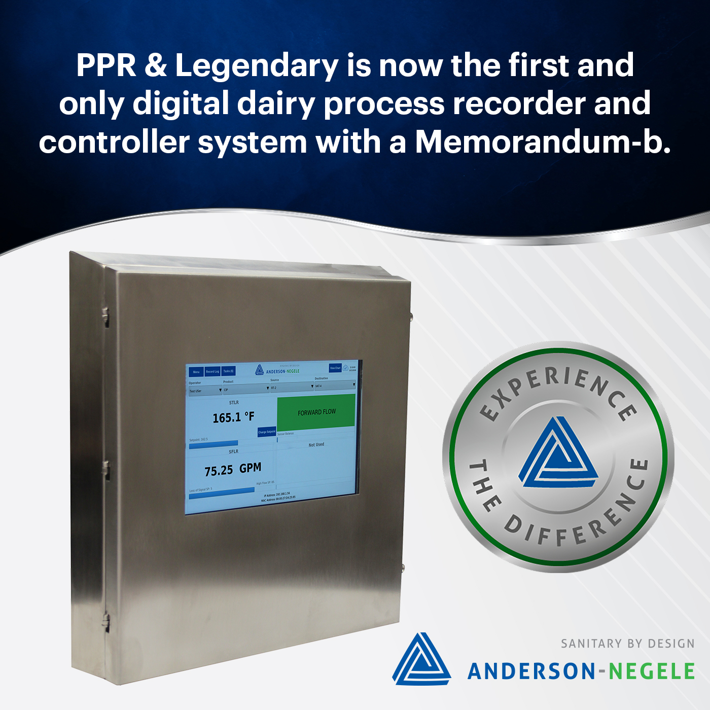 Anderson-Negele’s Paperless Process Recorder Receives FDA Memorandum-b