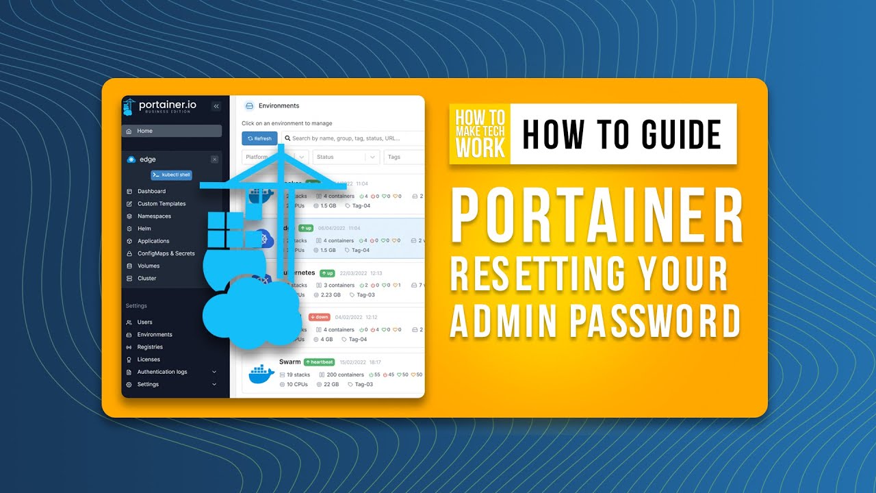 How to reset your Portainer admin password