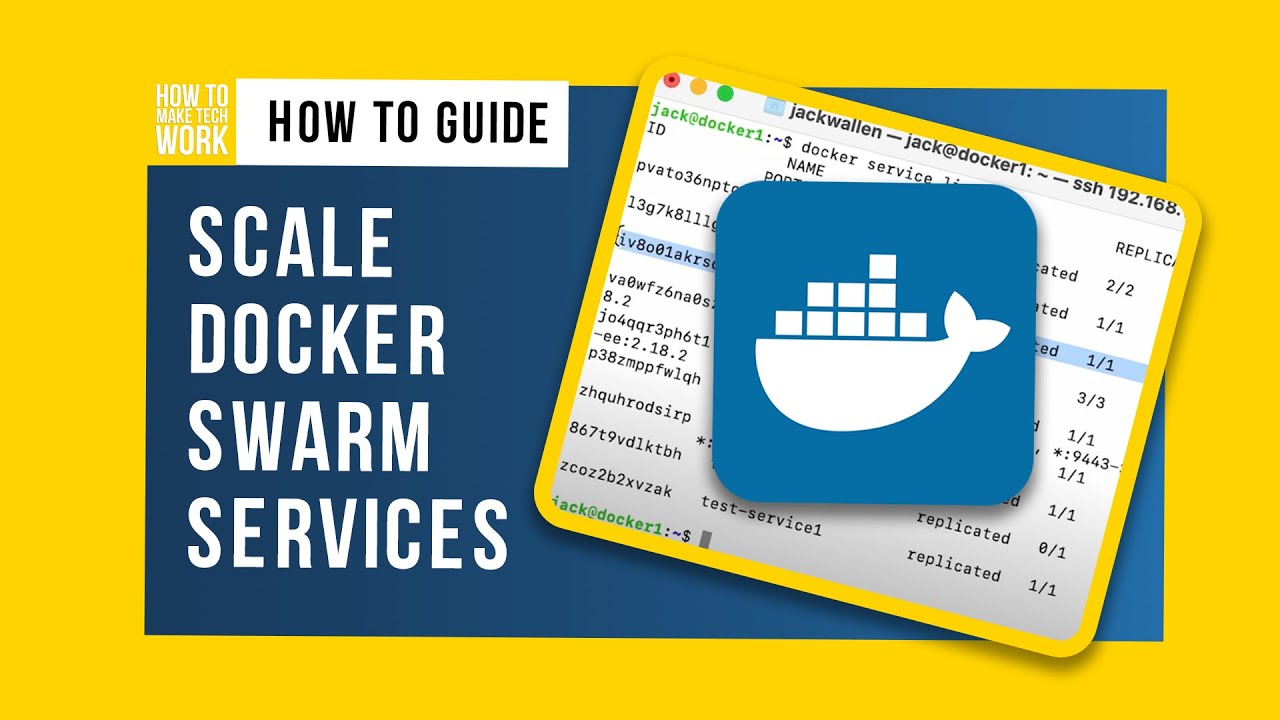 How to scale Docker Swarm services
