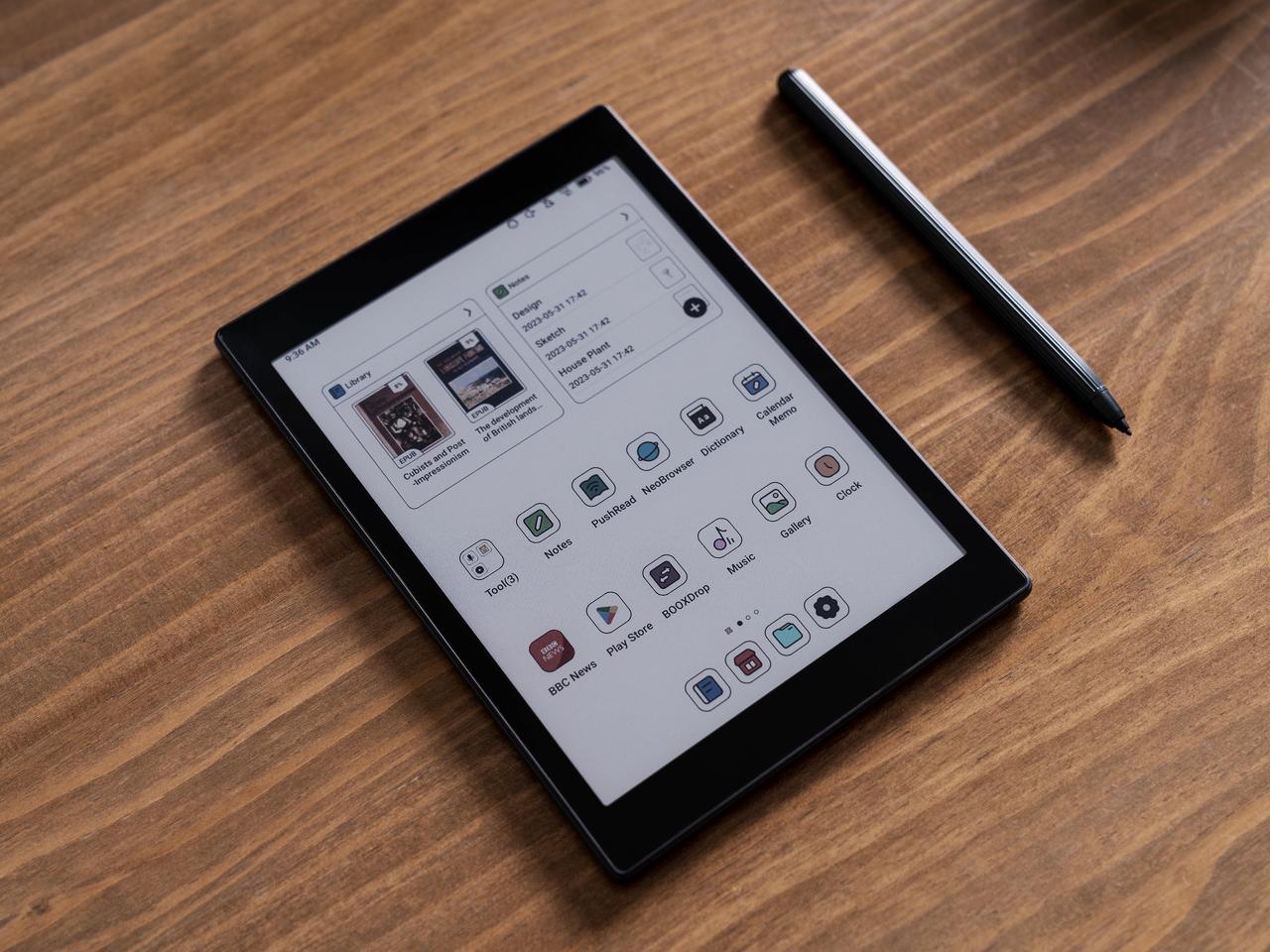 The Boox Tab Mini C runs Android 11, and there's support for third-party apps