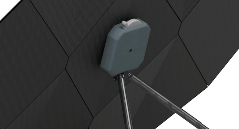 The Sego panel comes with a detachable kickstand and an integrated charger with USB-C port